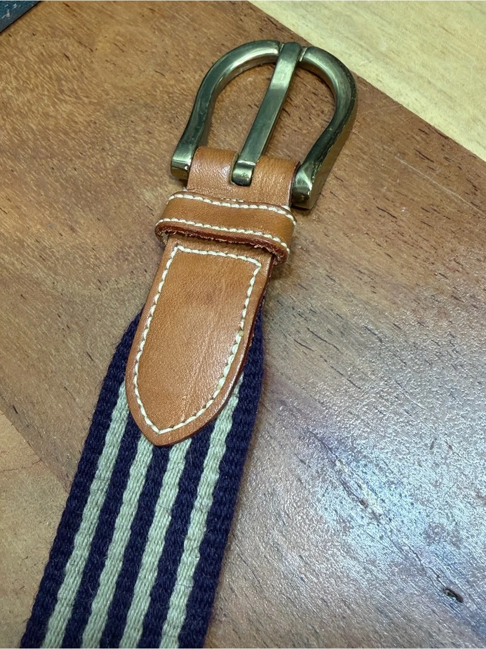 Dooney & Bourke Vintage 1980’s Equestrian Stripe‎ Belt (EUC)